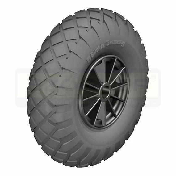 KERÉK LEVEGŐS SZÓLÓ D260 MŰANYAG FELNIS KERESZTBORDÁS BLICKLE PK262/20-75G