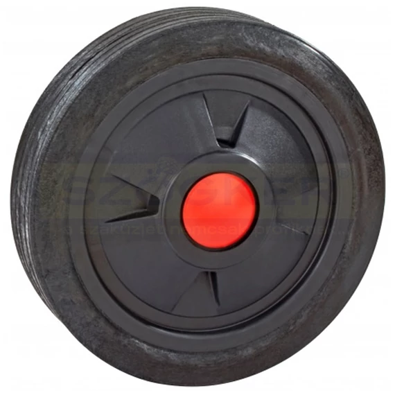 FŰNYÍRÓKERÉK TÖMÖRGUMI D250*60 ÁTMENŐ D20-25 FURATTAL FEKETE IMPORT S3RST110