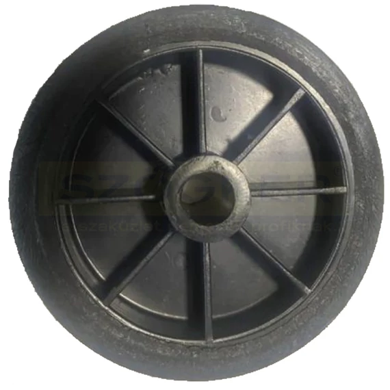 FŰNYÍRÓKERÉK TÖMÖRGUMIS D100 ÁTM.D12 FUR.FEKETE 25/40 SZÉL. IMPORT S3RST011