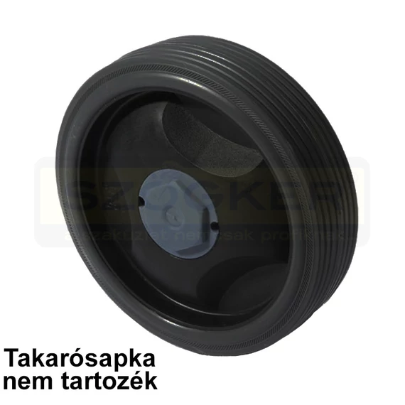 FŰNYÍRÓKERÉK GUMI F.FEL. D125 ÁTMENŐ D12 F. FEKETE FEL 35SZ. IMPORT SR125