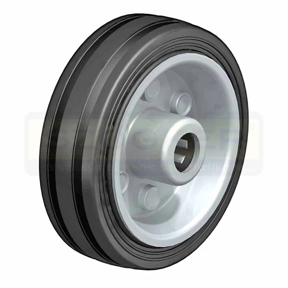 KERÉK TÖMÖRGUMIS SZÓLÓ D150 FÉMFELNTŰGÖRGTARTNÉLK TB:135Kg BLICKLE VE 150/20R