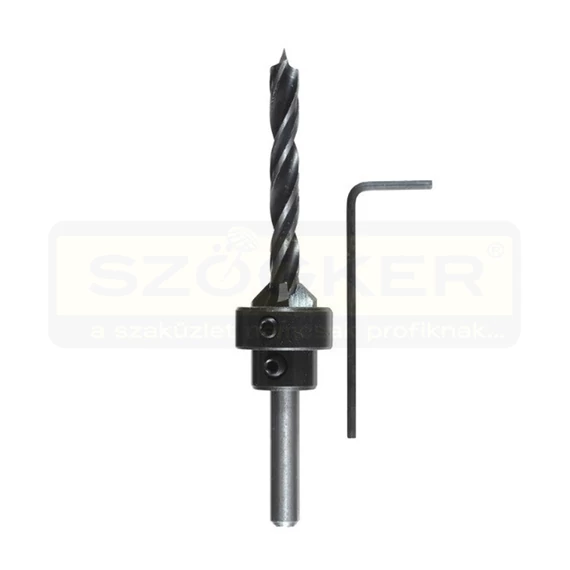 ELŐFÚRÓSZÁR D3mm/10 HSS PROFI MÉLYSÉGÜTKÖZŐVEL KWB 49513103