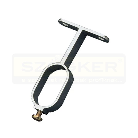 AMIG 8/3423 DARABRA MÁNDLIRÚDTARTÓ KÖZÉPSŐ 30*15mm ALUSZÍN OVÁL EZÜST CSŐHÖZ