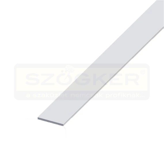 ALU.PROFIL LAPOS 20*5/2.0M EZÜST-ELOXÁLT ALFER 05011