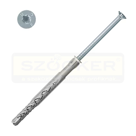 FISCHER 522701 HOMLOKZATRÖGZÍTŐ DÜBEL D10*140 SXRL-T HG. SF UNIVERZÁLIS TORX