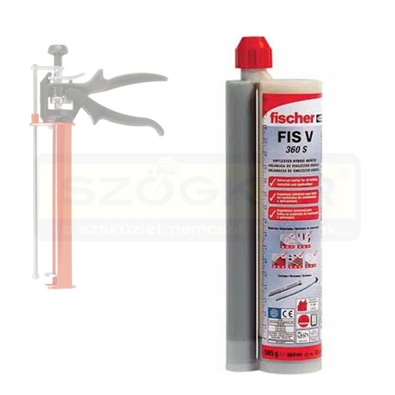 FISCHER 520595 INJEKCIÓS VAKOLAT 390ml 660g. SB390 SUPERBOND - KÉTPÁLCÁS P.