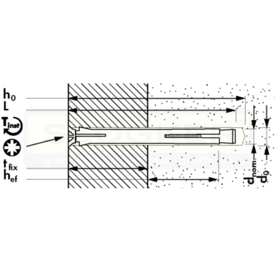 TOKRÖGZÍTŐ CSŐHÁZAS ÉK D10*152 MMS HORG-PZ3 IMPORT