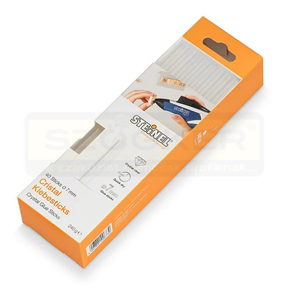 STEINEL 006594 RAGASZTÓRÚD PISZTOLYBA 40DB/CS D07*15cm CRISTÁLY UNIV. 240gr