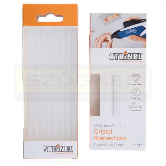 STEINEL 006624 RAGASZTÓRÚD PISZTOLYBA 16DB/CS D07*15cm CRISTÁLY UNIV. 96gr