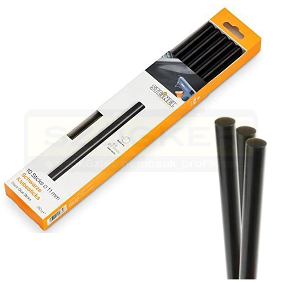 STEINEL 006792 RAGASZTÓRÚD PISZTOLYBA 10DB/CS D11*25cm FEKETE UNIV. 250GR