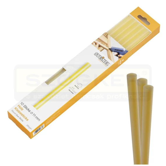 STEINEL 006778 RAGASZTÓRÚD PISZTOLYBA 10DB/CS D11*25cm SZÍNTELEN UNIV. 250GR