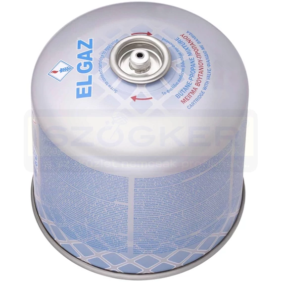 GÁZPATRON 7/16col 450GR SZELEPES ELG-400 MENETES ELGAZ CG-450