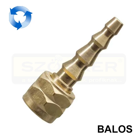 CSATLAKOZÓ TÖMLŐVÉGGEL 3/8 COL BALOS OXYTURBO OX490330