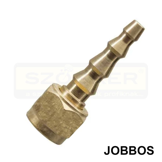CSATLAKOZÓ TÖMLŐVÉGGEL 3/8 COL JOBBOS OXYTURBO OX490430