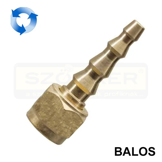 CSATLAKOZÓ TÖMLŐVÉGGEL 1/4 COL BALOS OXYTURBO OX490430