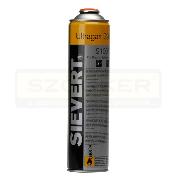 GÁZPALACK ULTRA 380ML/210GR. EGYUTAS 2100°C SIEVERT 220583