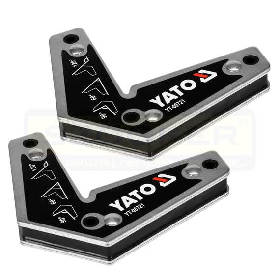 YATO 08721 MÁGNESES RÖGZÍTŐ 10KG 2DB 60-90-120 FOK