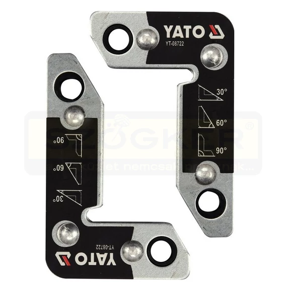YATO 08722 MÁGNESES RÖGZÍTŐ 25KG 2DB 30-60-90 FOK