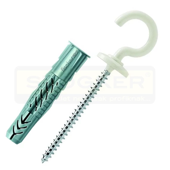 FISCHER 94412 LÁMPAHOROG D08*50+TIPLI UX FAMENETTEL 8*50 RHW FEHÉR