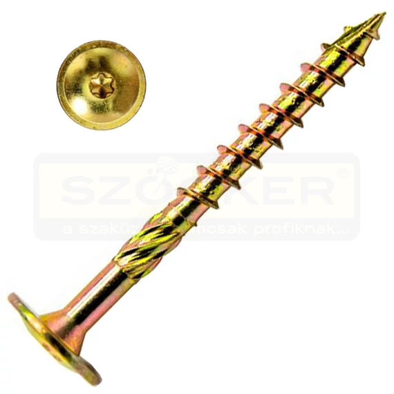 FASZERK.ÉPÍTŐ CSAVAR D08*050 SHG. ÁCSSZERKEZETI LAPOS TORX IMPORT