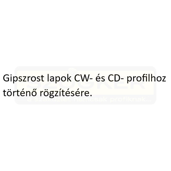GIPSZROST CSAVAR D3,9*45 GIPSZKARTONHOZ-FOSZFÁTOZOTT IMPORT
