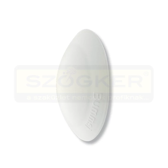 AJTÓÜTKÖZŐ FEHÉR MŰANYAG ÖNTAPADÓS D=50mm H=14mm BURG-WACHTER TPF2050DUO