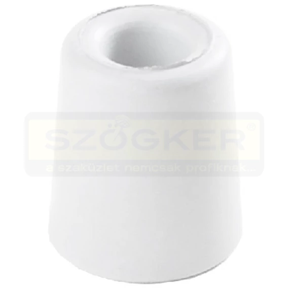 AJTÓÜTKÖZŐ POLI-GUMI30mmFEHÉR KÚPOS ALAKÚ D40-D33*30mm MAGAS MAGYAR UTOLSÓ DARABOK