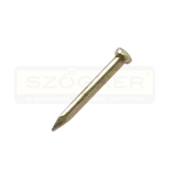 KÉPSZEG KISFEJŰ EXTRA HEGYES SÁRGAREZEZETT D0.5*8mm IMPORT