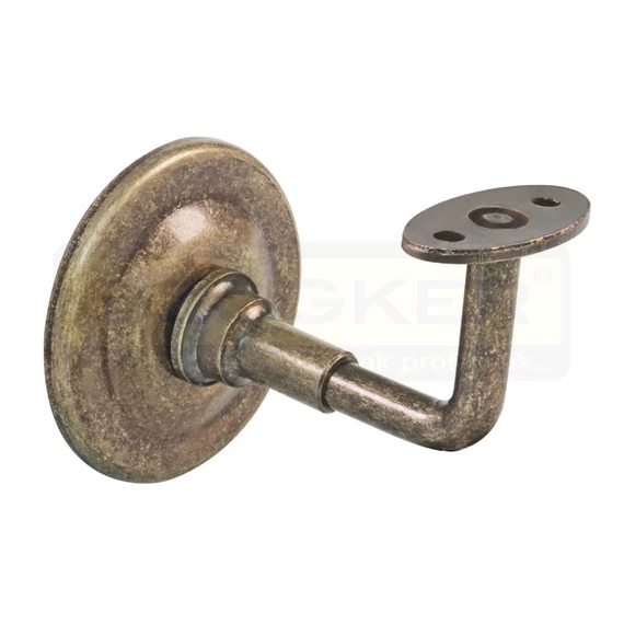 AMIG 26/19221 KORLÁTTARTÓ EGYENES FOGADÓVAL ANTIK-BRONZ