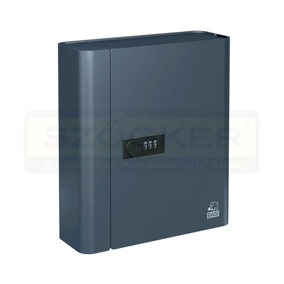 KULCSSZEKRÉNY 28db-os ZÁRT ANTRACIT 22cmx25cmx8cm BASI SK80-28 B21701028
