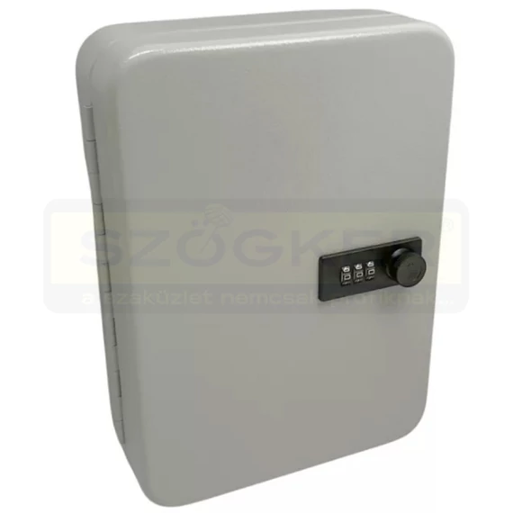 KULCSSZEKRÉNY 48DB-OS ZÁRT BÉZS 25*8*20cm SZÁMZÁRAS IMPORT