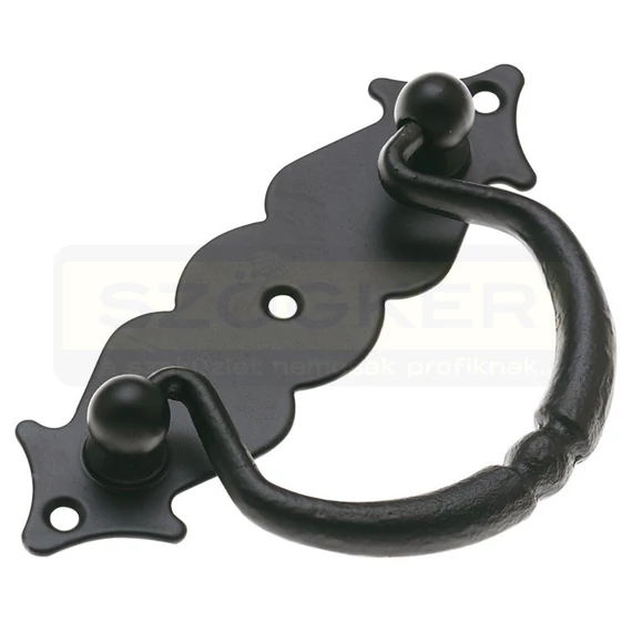 AMIG 1003/6914 LÁDAFOGANTYÚ 100*31mm FEKETE KOVÁCSOLT VAS JELLEGŰ