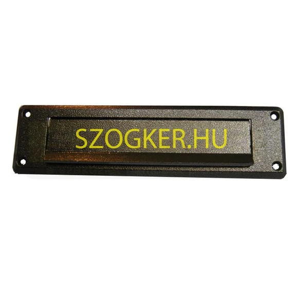 LEVÉLBEDOBÓ KICSI ANTIK-BRONZ 170mm*40mm NYÍLÁS VÍZORRAL MAGYAR 239B