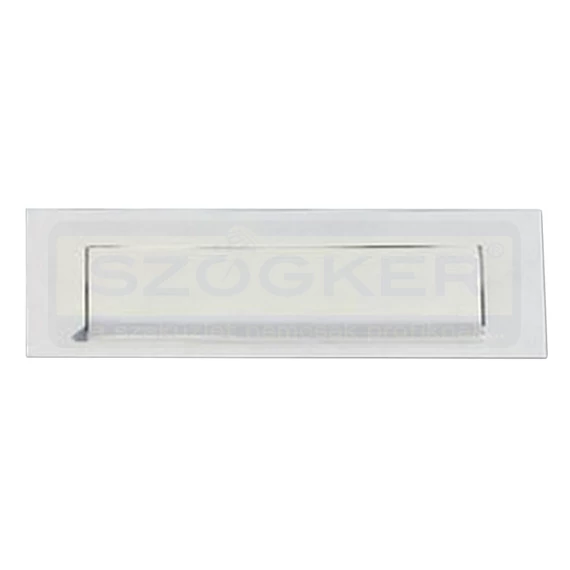 LEVÉLBEDOBÓ KICSI FEHÉR 170mm*40mm NYÍLÁS VÍZORRAL MAGYAR 239FEH