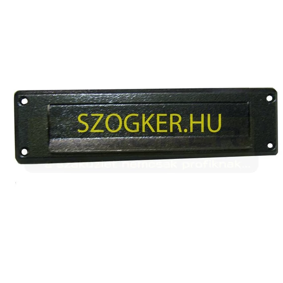 LEVÉLBEDOBÓ KICSI FÉNYESFEKETE 170mm*40mm NYÍLÁS VÍZORRAL MAGYAR EGYEDI 239FS