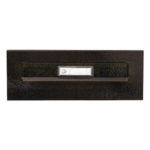 LEVÉLBEDOBÓ BRONZ(BARNA) 120mm*320mm CÍMKÉS NY:240*40mm MAGYAR