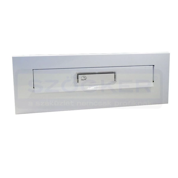 LEVÉLBEDOBÓ FEHÉR 120mm*320mm CÍMKÉS NY:240*40mm MAGYAR