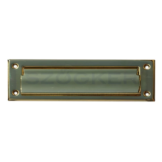 LEVÉLBEDOBÓ NAGY SÁRGARÉZ 316mm*80mm MAGYAR 100200