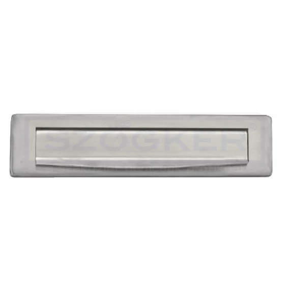 LEVÉLBEDOBÓ A/4 INOX SZÖGLETES 266mm*42mm NYÍLÁS MAESTRO 8142