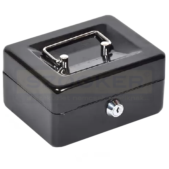 KING SAFE KS-CASH-150F PÉNZKAZETTA FEKETE 80*150*120mm