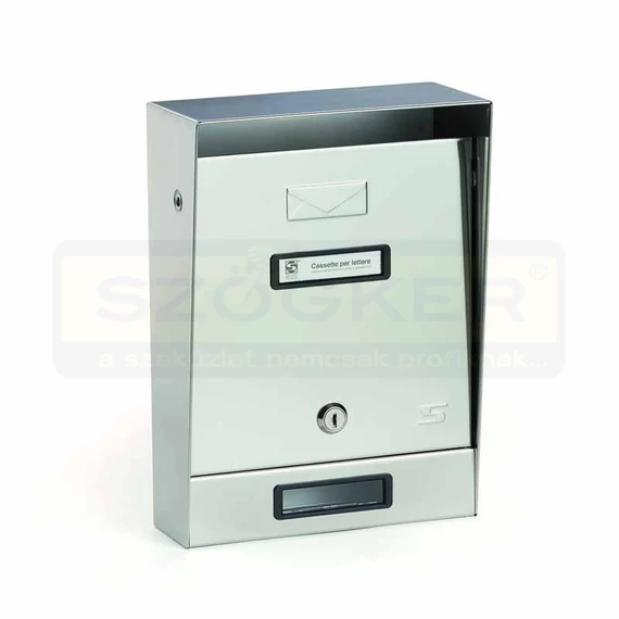 POSTALÁDA KÜLTÉRI ÁLLÓ INOX S02 EGYOLDALAS SILMEC 10-002