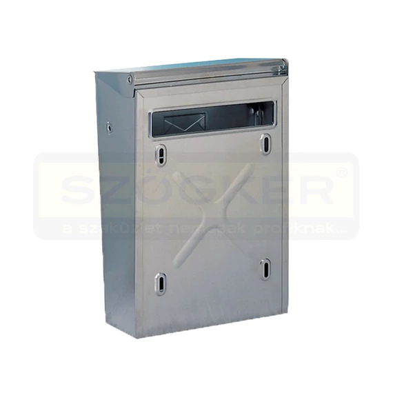 POSTALÁDA KÜLTÉRI ÁLLÓ INOX KÉTOLDALAS (22cm*32,5cm) SILMEC 10-003 UTOLSÓ DARAB!