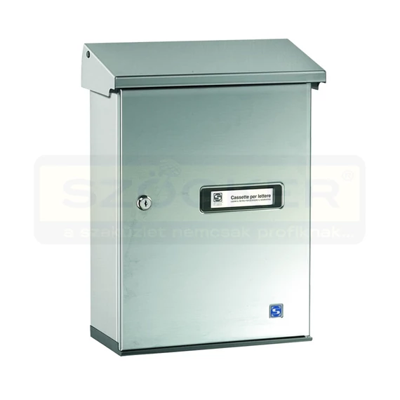 POSTALÁDA KÜLTÉRI ÁLLÓ INOX EGYOLDALAS (30cm*44,5cm) SILMEC 10-017