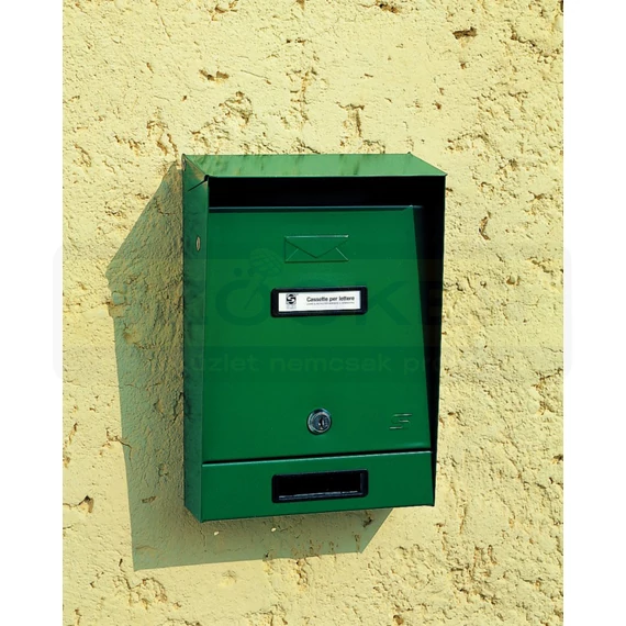 POSTALÁDA KÜLTÉRI ÁLLÓ ZÖLD EGYOLDALAS (22cm*30.5cm) SILMEC 10-202.22
