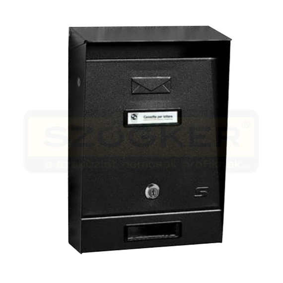 POSTALÁDA KÜLTÉRI ÁLLÓ MET.SZÜRKE EGYOLD(22cm*30,5cm) SILMEC 10-202.84