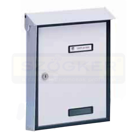 POSTALÁDA KÜLTÉRI ÁLLÓ FEHÉR EGYOLD(27,5cm*38,5cm) SILMEC 10-215.01