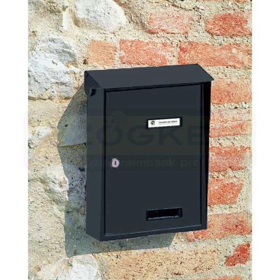 POSTALÁDA KÜLTÉRI ÁLLÓ EGYOLD. ANTIK EZÜST (27,5cm*38,5cm) SILMEC 10-215.07