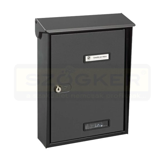 POSTALÁDA KÜLTÉRI ÁLLÓ MATT FEKETE (27,5cm*38,5cm) SILMEC 10-215.84