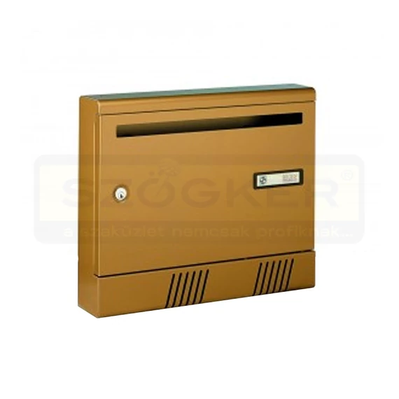 POSTALÁDA LÉPCSŐH.SOROLHATÓ BRONZ EGYOLDALAS (37cm*31cm) SILMEC 10-361.73