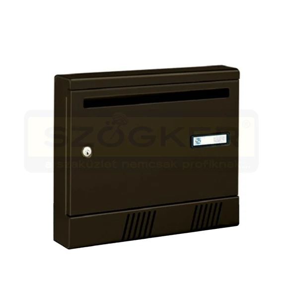 POSTALÁDA LÉPCSŐH.SOROLHATÓ SÖTÉT EGYOLDALAS (37cm*31cm) SILMEC 10-361.75